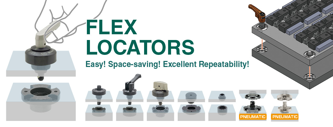 FLEX-Klemmen für Vorrichtungen und Paletten