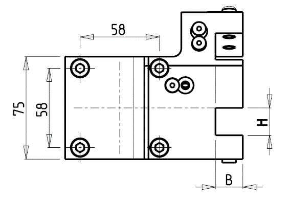 DOOSAN - BMT45 - Statisch Werkzeughalter radial doppelt  
