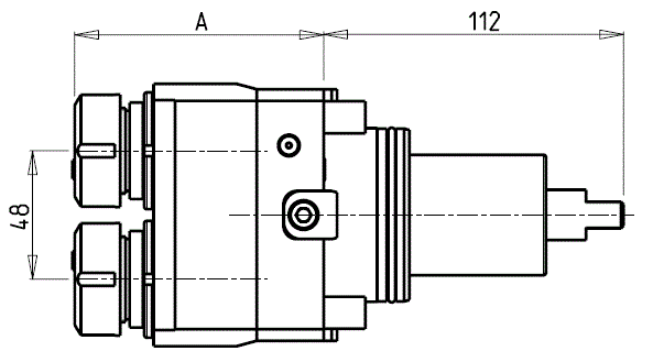 DOOSAN - BMT65 - Angetriebenen Werkzeughalter radial doppelt